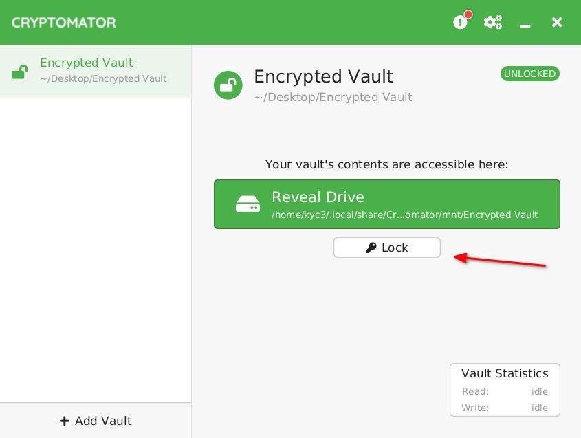 Folder Encryption with Cryptomator